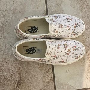 brand-new floral vans